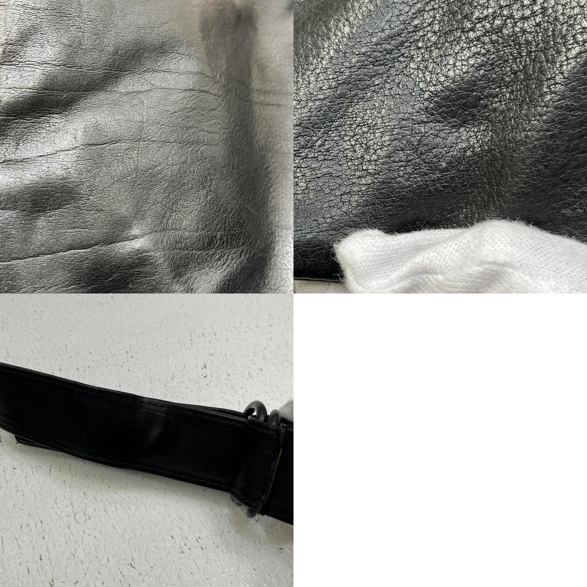BACKLASH | バックラッシュ leather shoulder bag ショルダーバッグ ブラック【加古川店】