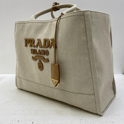 PRADA | プラダ カナパ ラージ トートバッグ 2VG125 ホワイト【加古川店】