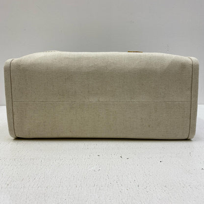 PRADA | プラダ カナパ ラージ トートバッグ 2VG125 ホワイト【加古川店】