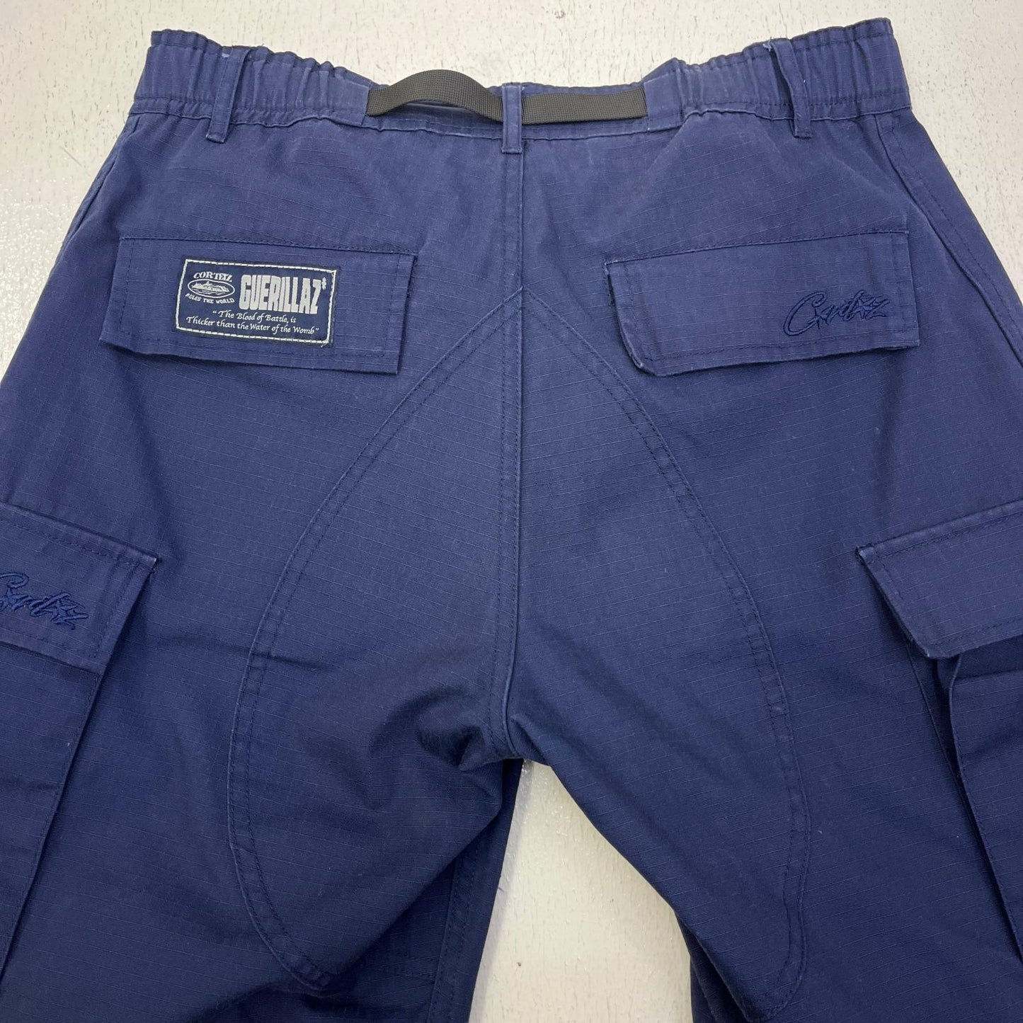corteiz Guerrillaz Cargo pants カーゴパンツ ネイビー サイズ：M【加古川店】