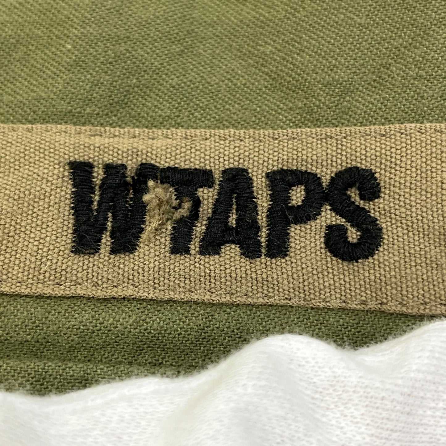 W)TAPS | ダブルタップス BUDS LS/SHIRT.COTTON.SATIN ミリタリージャケット 171WVDT-SHM01 カーキ サイズ：2【加古川店】