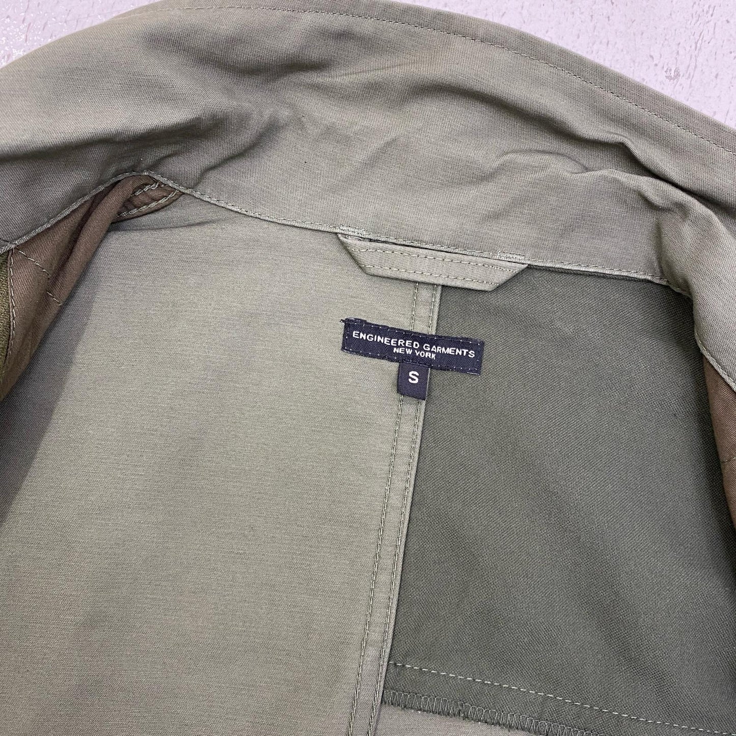Engineered Garments | エンジニアードガーメンツ パッチワーク カバーオール カーキグリーン サイズ：S【加古川店】