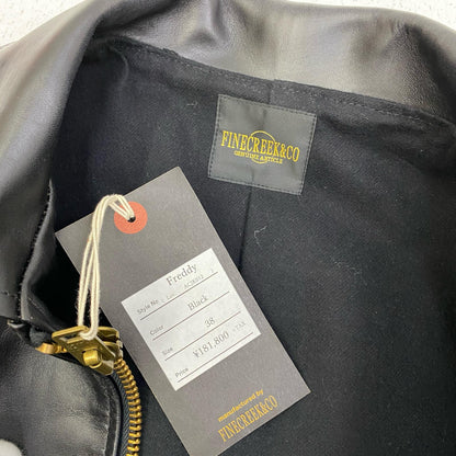 FINE CREEK ＆CO Freddy:single riders レザー ACJK012 ブラック サイズ：38【加古川店】