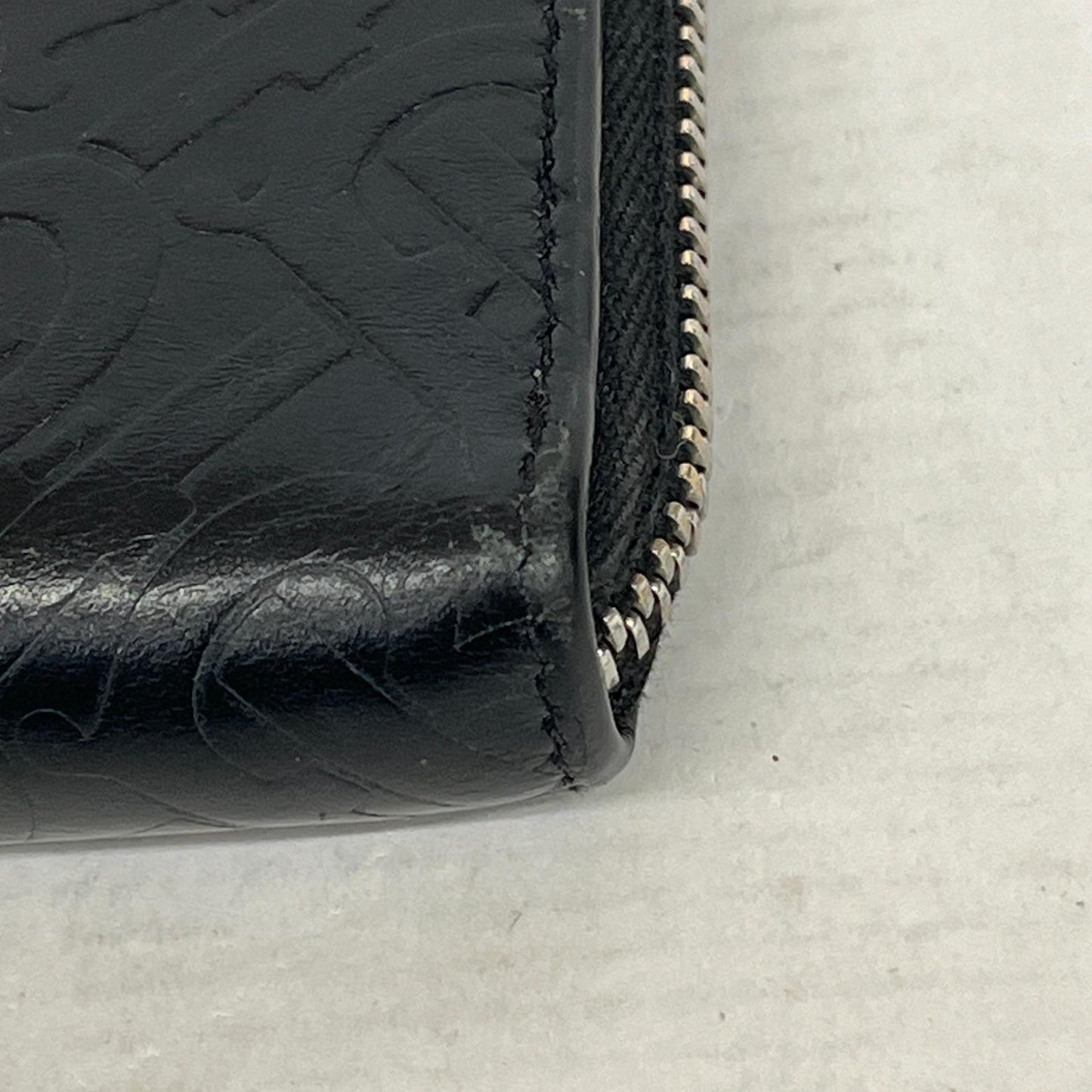 BURBERRY | バーバリー エンボルロゴ 長財布 8011601 ブラック【加古川店】