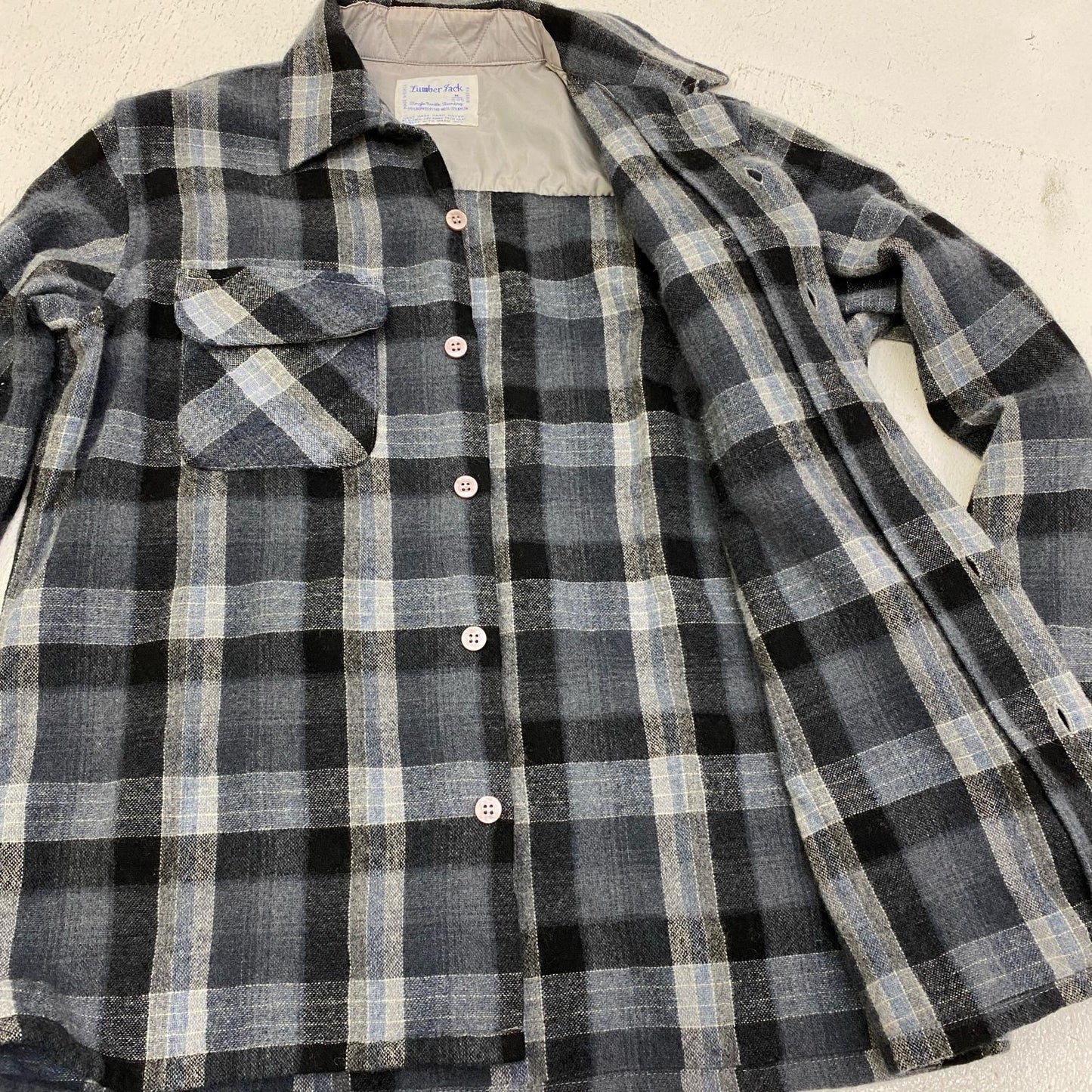 VINTAGE衣料 | ヴィンテージイリョウ lumber jack:wool shirt 長袖シャツ サイズ：M【加古川店】