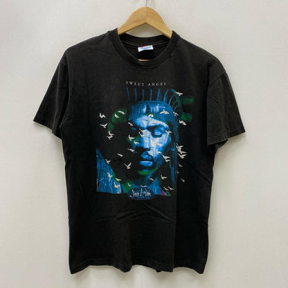 jimi hendrix:sweet angel hanes 半袖Ｔシャツ ブラック サイズ：L【加古川店】