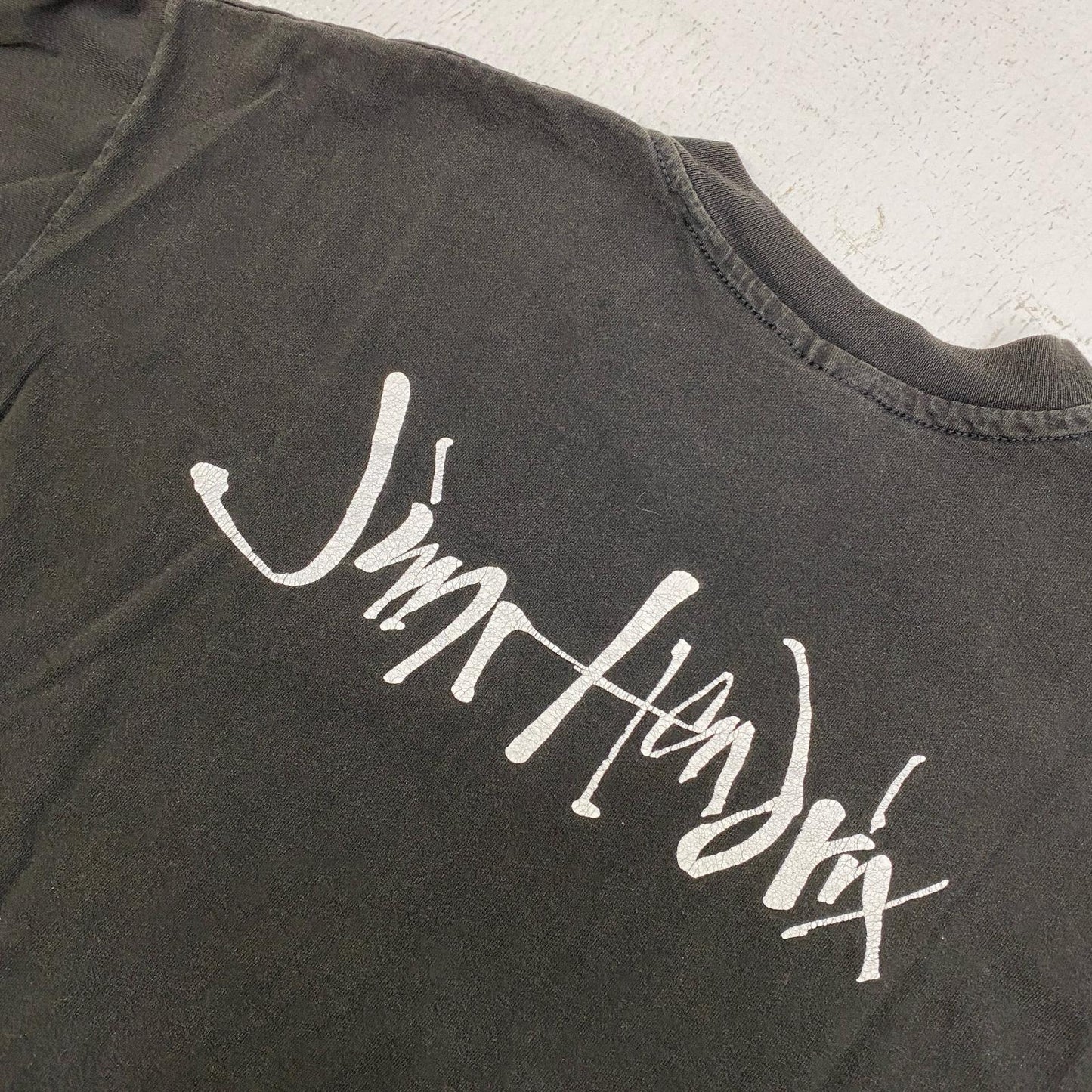 jimi hendrix:sweet angel hanes 半袖Ｔシャツ ブラック サイズ：L【加古川店】