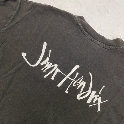 jimi hendrix:sweet angel hanes 半袖Ｔシャツ ブラック サイズ：L【加古川店】