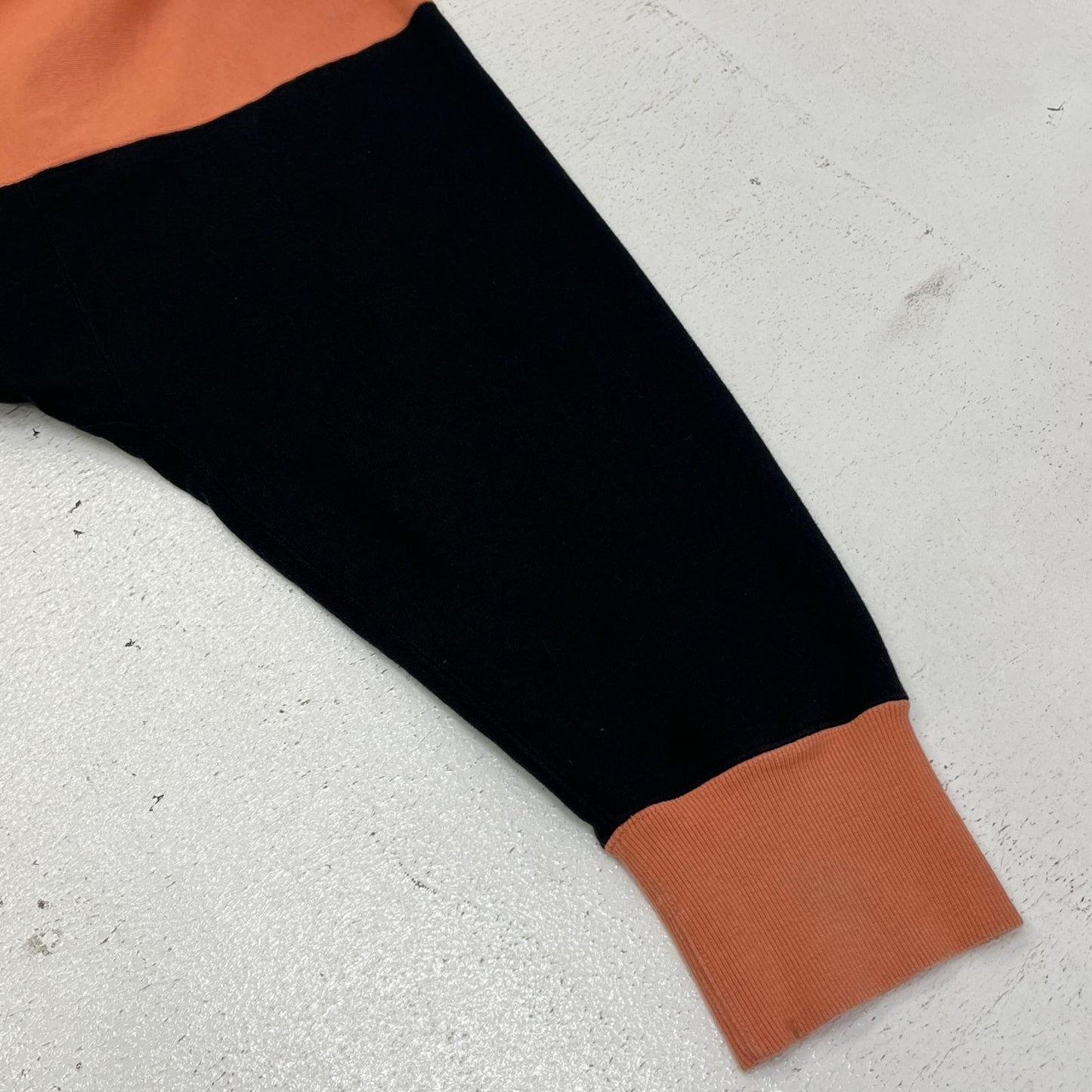 Vivienne Westwood MAN | ヴィヴィアンウエストウッドマン カラーブロッキングフーディー パーカー VW-J2-72964 オレンジ サイズ：46【加古川店】
