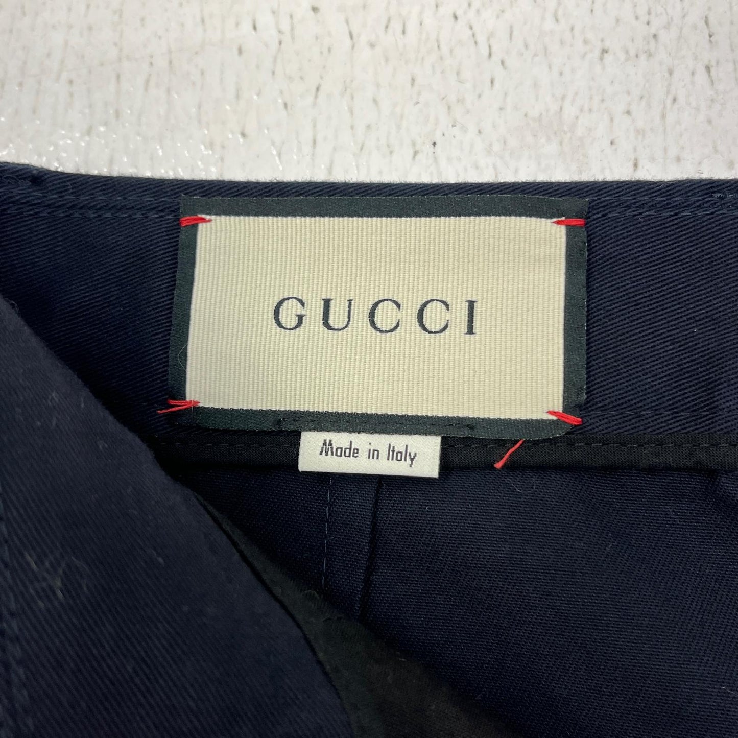 GUCCI | グッチ SIDE LINE COTTON SHORT PT ミケーレ期 ショートパンツ 521701 Z3786 ダークネイビー サイズ：44【加古川店】