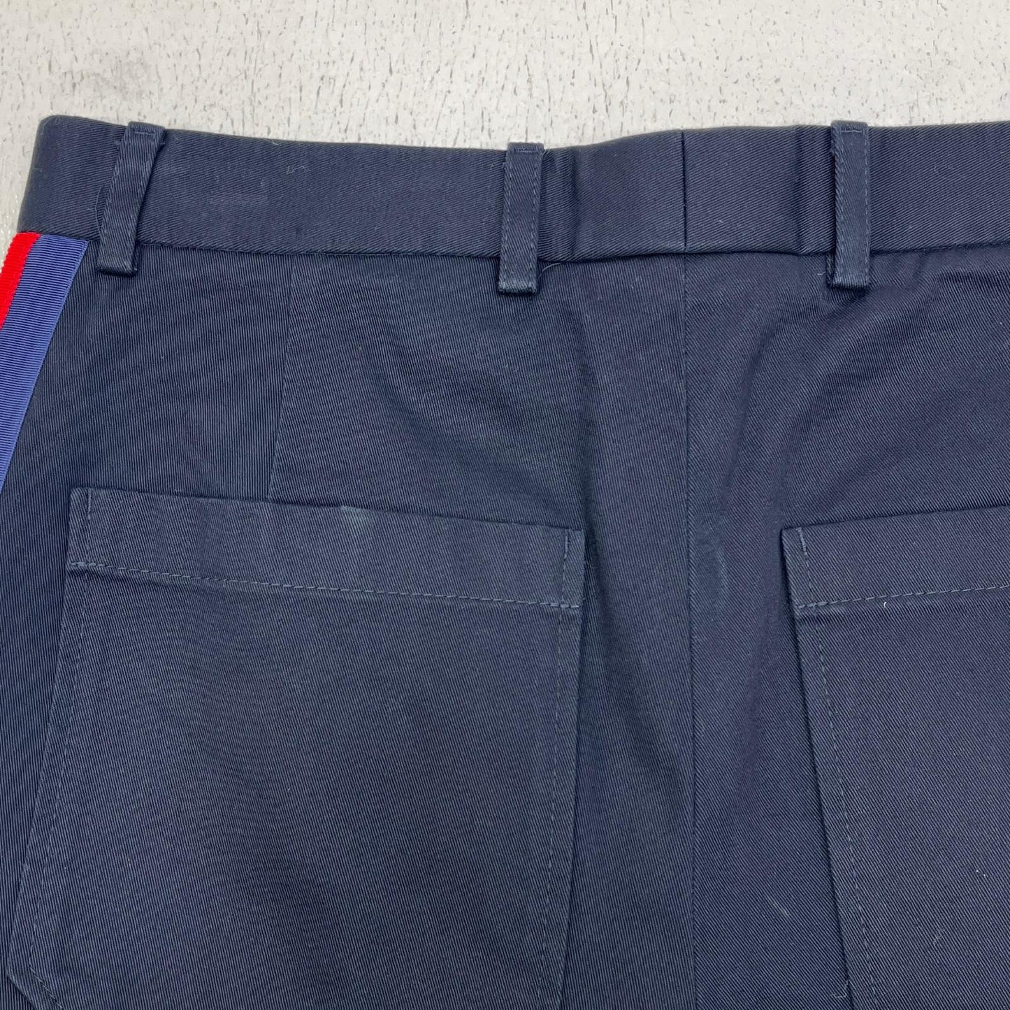 GUCCI | グッチ SIDE LINE COTTON SHORT PT ミケーレ期 ショートパンツ 521701 Z3786 ダークネイビー サイズ：44【加古川店】