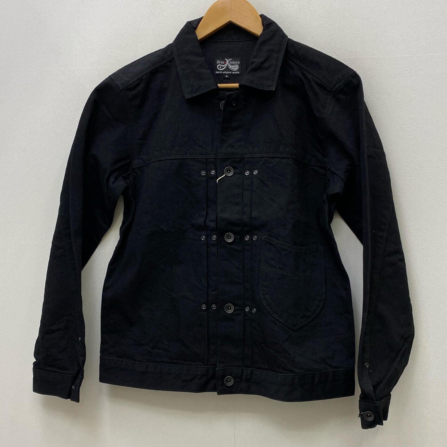 DRESS HIPPY | ドレスヒッピー OLD MAN JACKET デニム ブラック サイズ：S【加古川店】