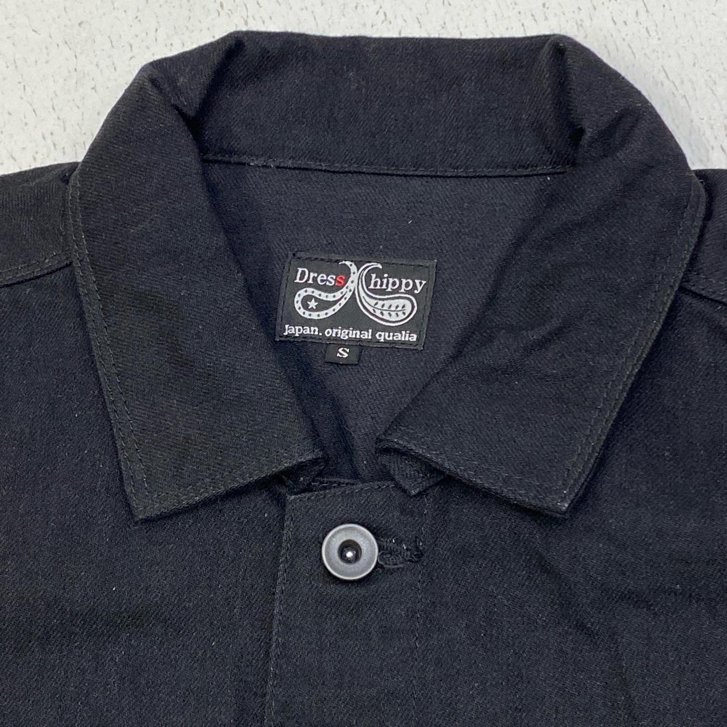 DRESS HIPPY | ドレスヒッピー OLD MAN JACKET デニム ブラック サイズ：S【加古川店】