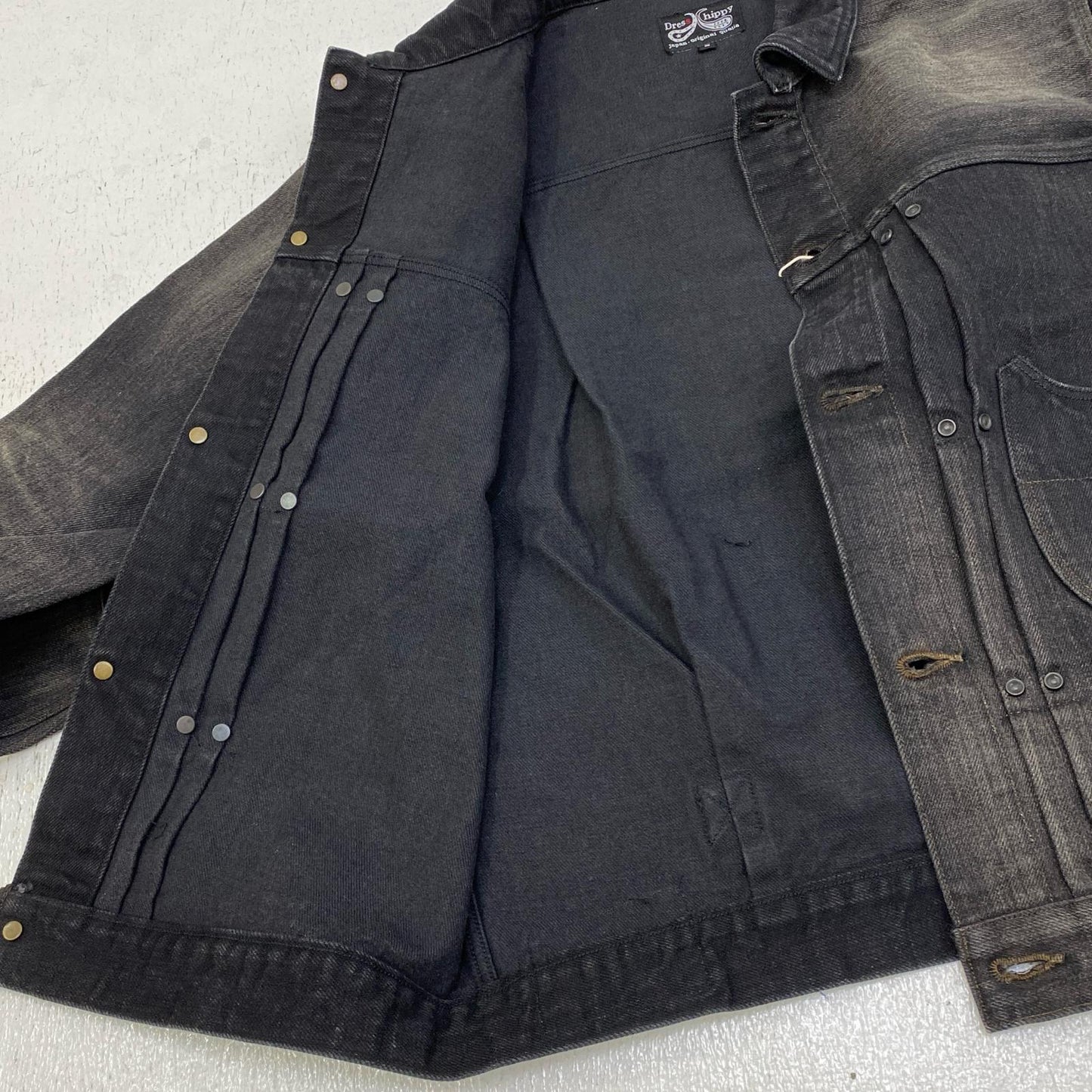 DRESS HIPPY | ドレスヒッピー OLD MAN JACKET VINTAGE デニム ブラック サイズ：S【加古川店】