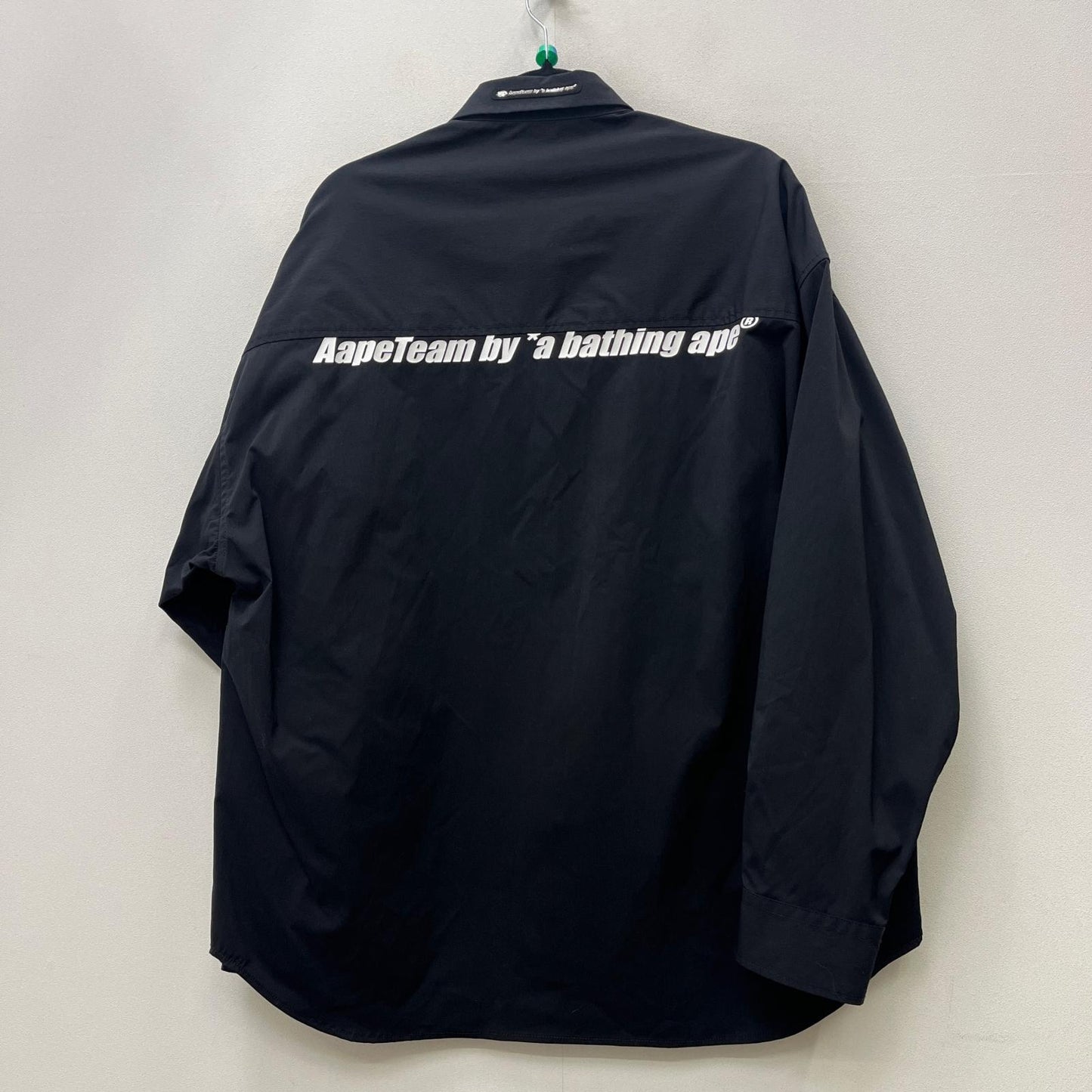A BATHING APE | アベイシングエイプ 長袖シャツ AAPSTM8441XXK ブラック サイズ：L【加古川店】