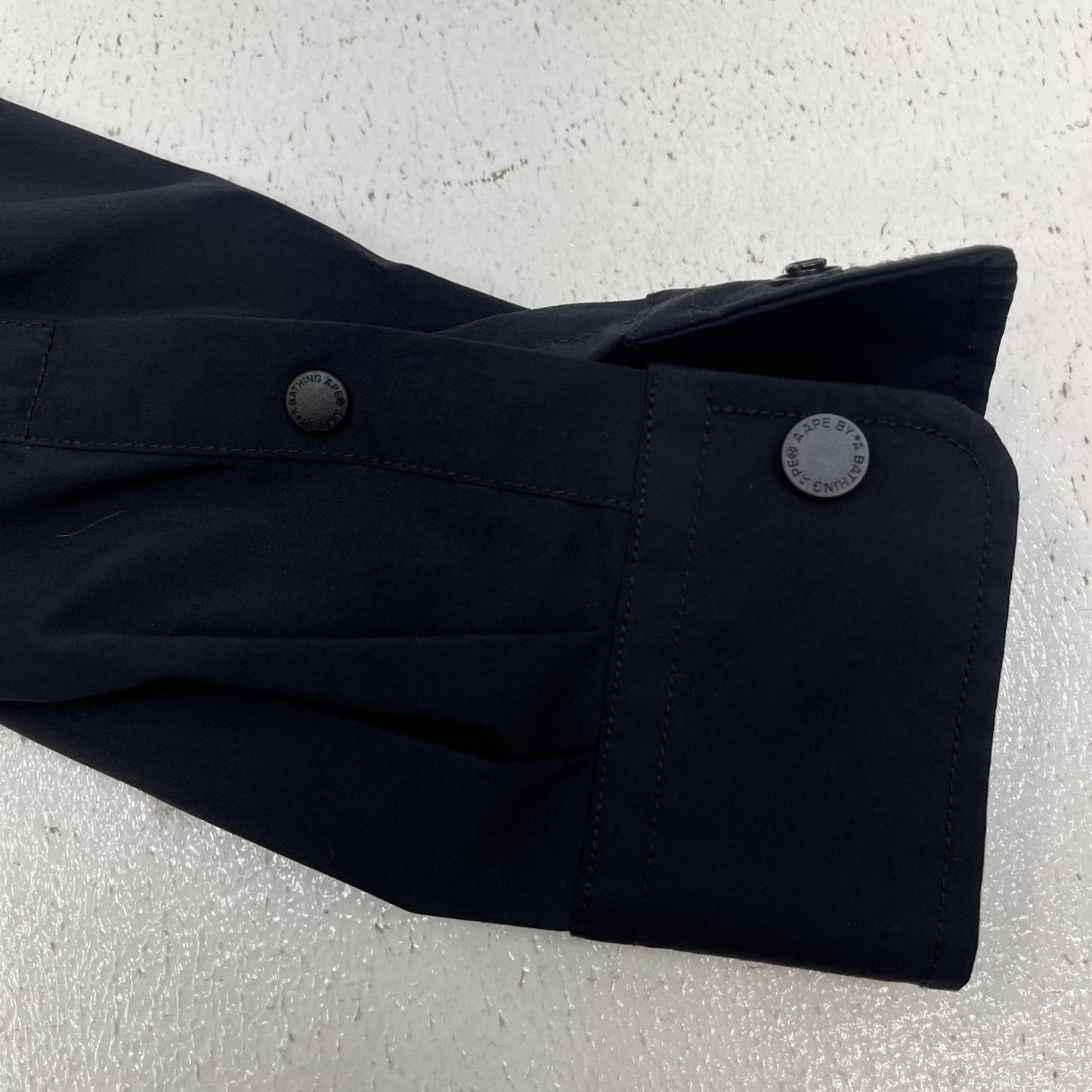 A BATHING APE | アベイシングエイプ 長袖シャツ AAPSTM8441XXK ブラック サイズ：L【加古川店】