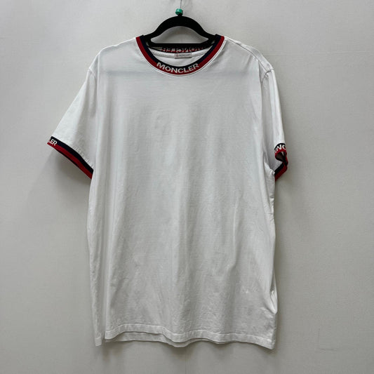 MONCLER | モンクレール maglia t-shirt 国内正規品 半袖Ｔシャツ E10918000700 87296 ホワイト サイズ：XXL【加古川店】