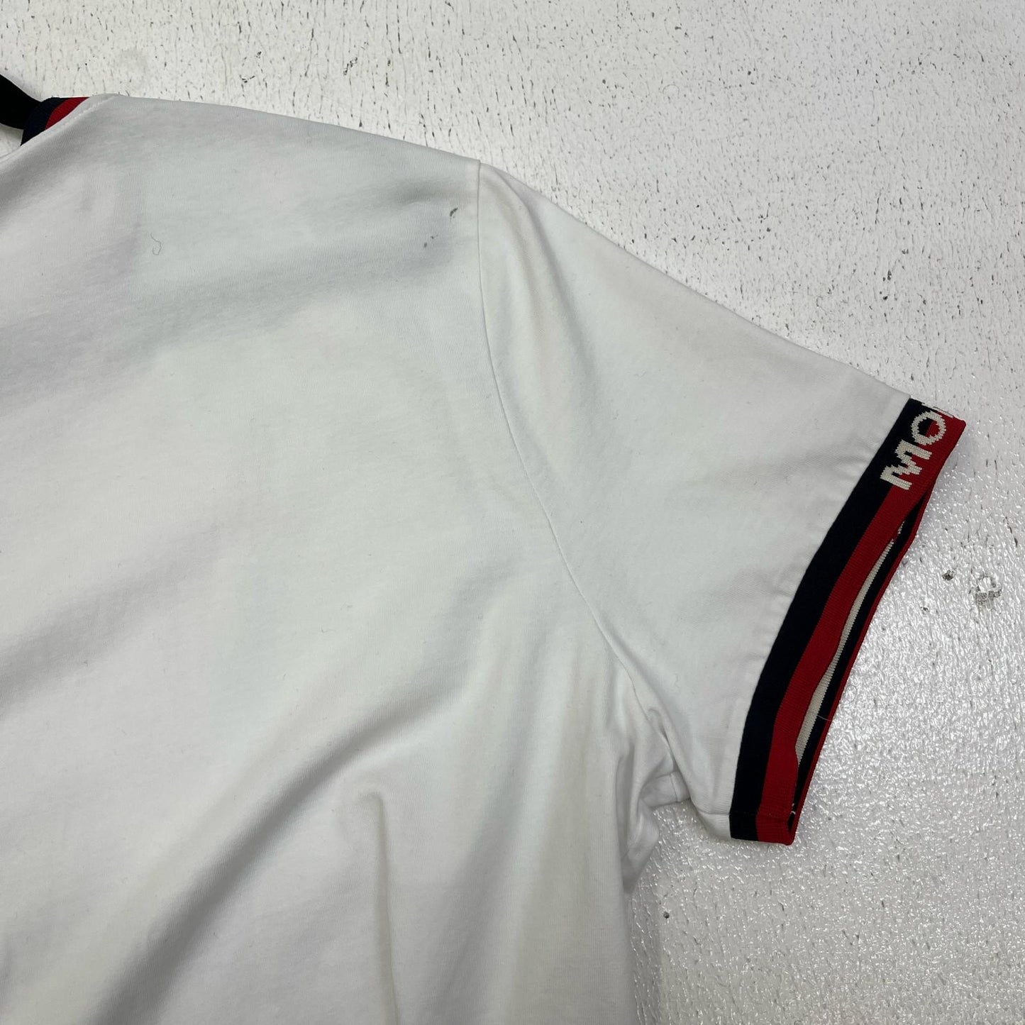 MONCLER | モンクレール maglia t-shirt 国内正規品 半袖Ｔシャツ E10918000700 87296 ホワイト サイズ：XXL【加古川店】