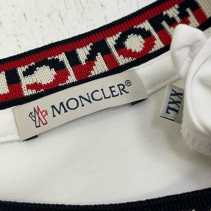 MONCLER | モンクレール maglia t-shirt 国内正規品 半袖Ｔシャツ E10918000700 87296 ホワイト サイズ：XXL【加古川店】