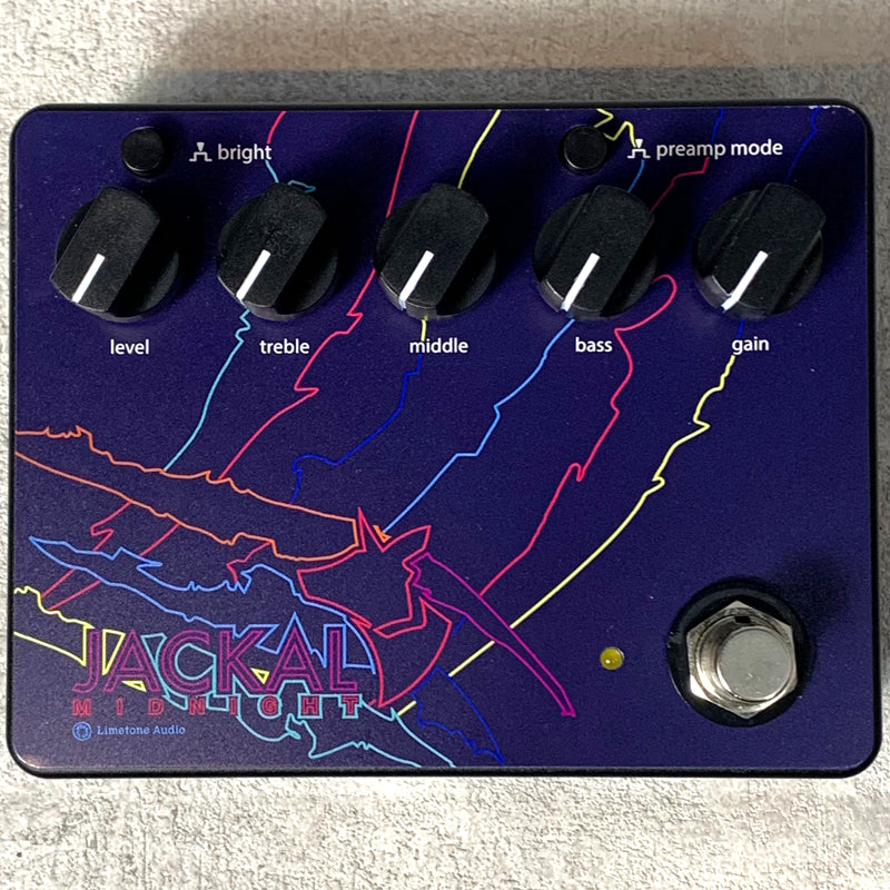 Limetone Audio | ライムトーンオーディオ ベース用ディストーション 楽器 JACKAL MIDNIGHT neon stripe【加古川店】