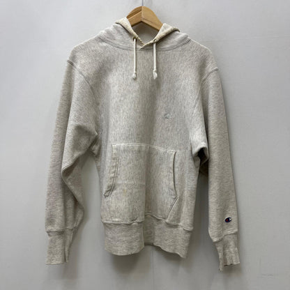 Champion | チャンピオン reverse weave:目あり　刺繍タグ パーカー グレー サイズ：M【加古川店】