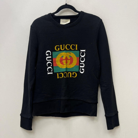 GUCCI | グッチ Vintage Logo 国内正規品 スウェット 454569-X5J57 ブラック サイズ：XXS【加古川店】