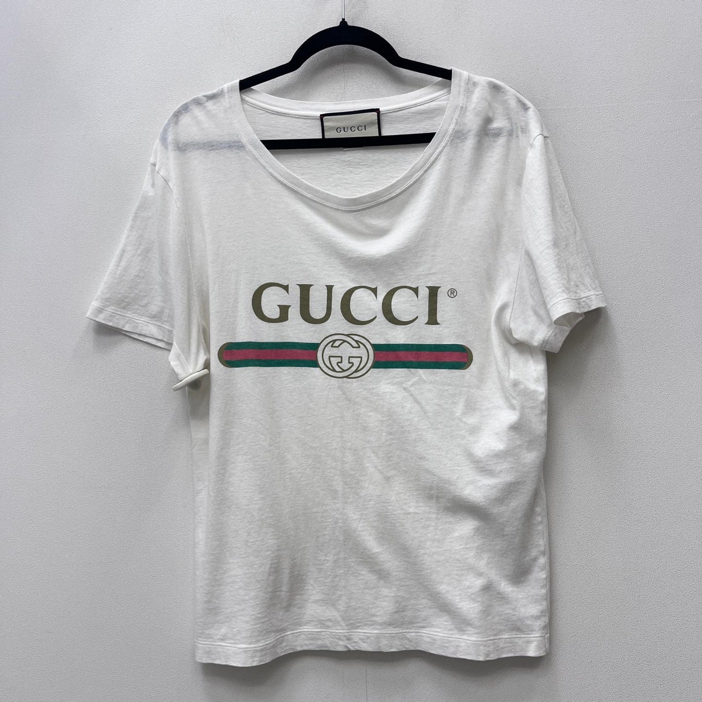 GUCCI | グッチ Oversize Washed T-shirt 半袖Ｔシャツ 440103-X3F05 ホワイト サイズ：XS【加古川店】