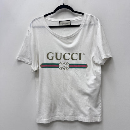 GUCCI | グッチ Oversize Washed T-shirt 半袖Ｔシャツ 440103-X3F05 ホワイト サイズ：XS【加古川店】