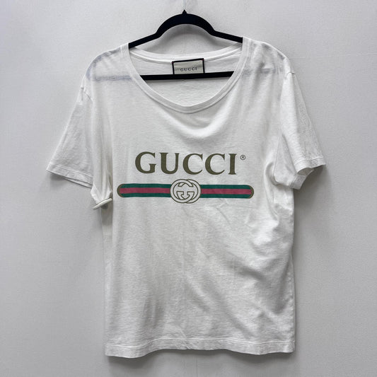 GUCCI | グッチ Oversize Washed T-shirt 半袖Ｔシャツ 440103-X3F05 ホワイト サイズ：XS【加古川店】