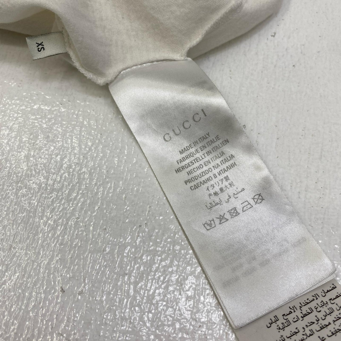 GUCCI | グッチ Oversize Washed T-shirt 半袖Ｔシャツ 440103-X3F05 ホワイト サイズ：XS【加古川店】