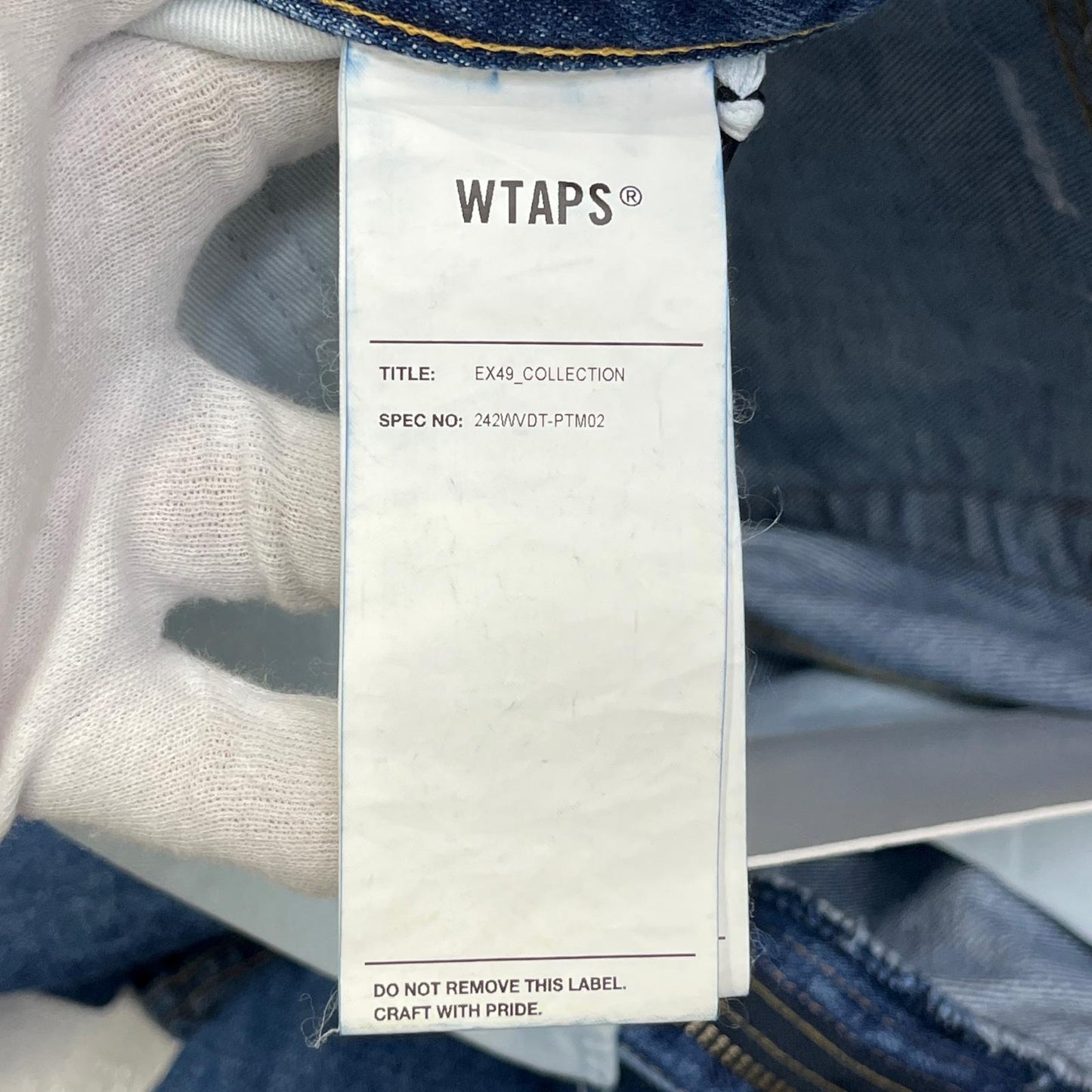 W)TAPS | ダブルタップス Blues Straight デニムパンツ 242WVDT-PTM02 インディゴ サイズ：4【加古川店】