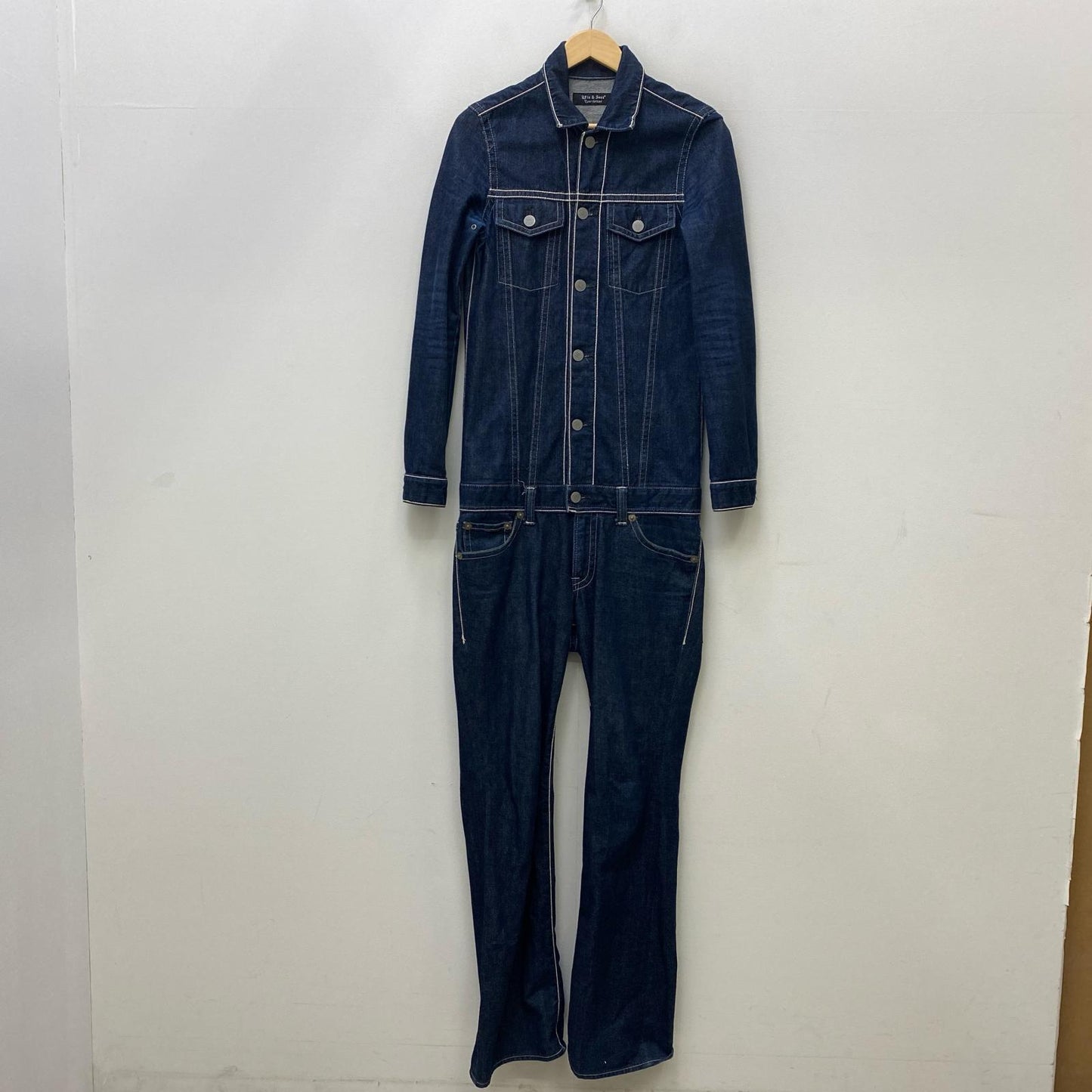 Delay by Win&Sons | ディレイバイウィンアンドサンズ　ディレイバイウイ Type-Akitani ホワイトチェーン ツナギ TA-TNO12 ネイビー サイズ：1【加古川店】