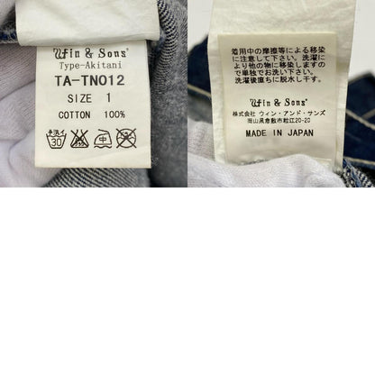 Delay by Win&Sons | ディレイバイウィンアンドサンズ　ディレイバイウイ Type-Akitani ホワイトチェーン ツナギ TA-TNO12 ネイビー サイズ：1【加古川店】