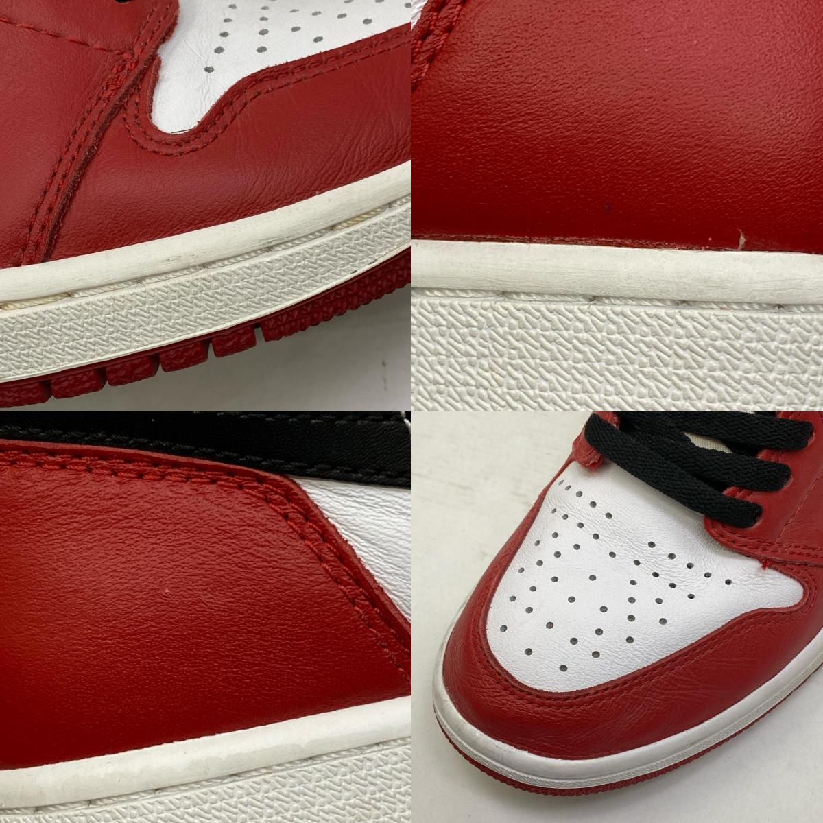 NIKE | ナイキ Air Jordan 1 Retro High スニーカー 555088-101 レッド 27cm【加古川店】
