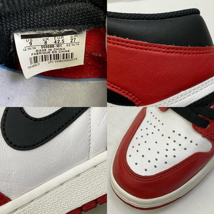 NIKE | ナイキ Air Jordan 1 Retro High スニーカー 555088-101 レッド 27cm【加古川店】