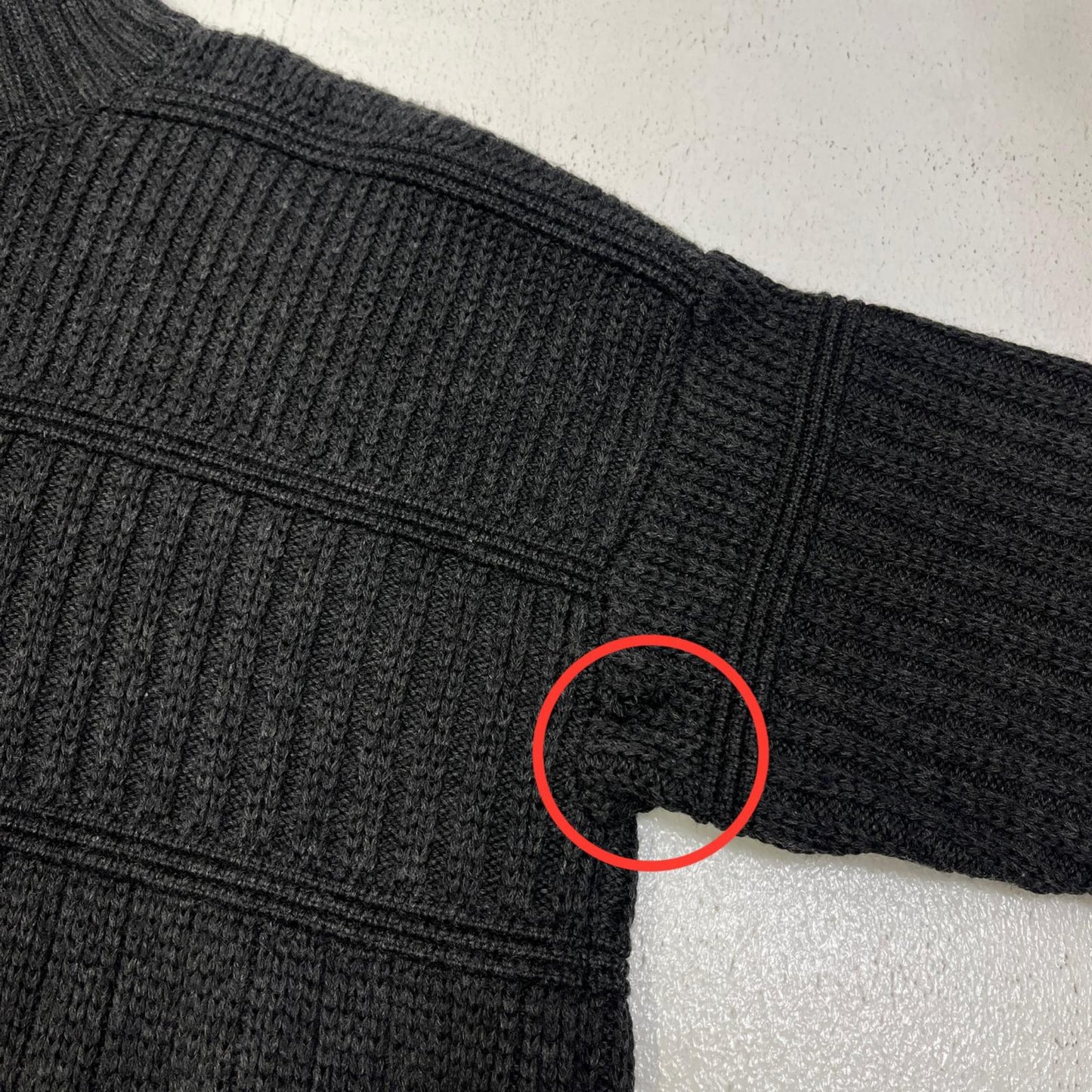 LOUIS VUITTON | ルイ・ヴィトン 国内正規品 セーター RM072 NLKN72K12 グレー サイズ：L【加古川店】