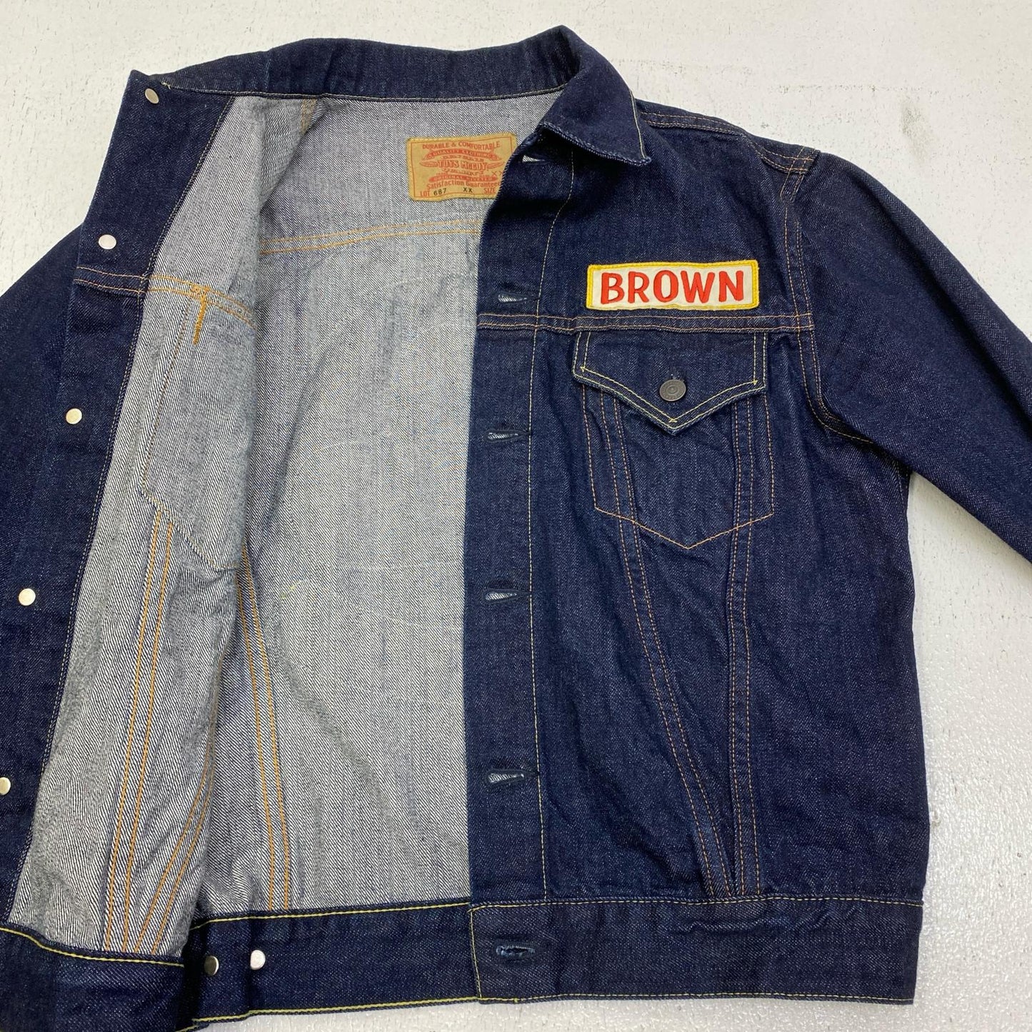 TOYS McCOY | トイズマッコイ DENIM JACKET 687XX SNOOPY BORN FREE! SANTA ROSA デニム TMJ2503 インディゴ サイズ：40【加古川店】