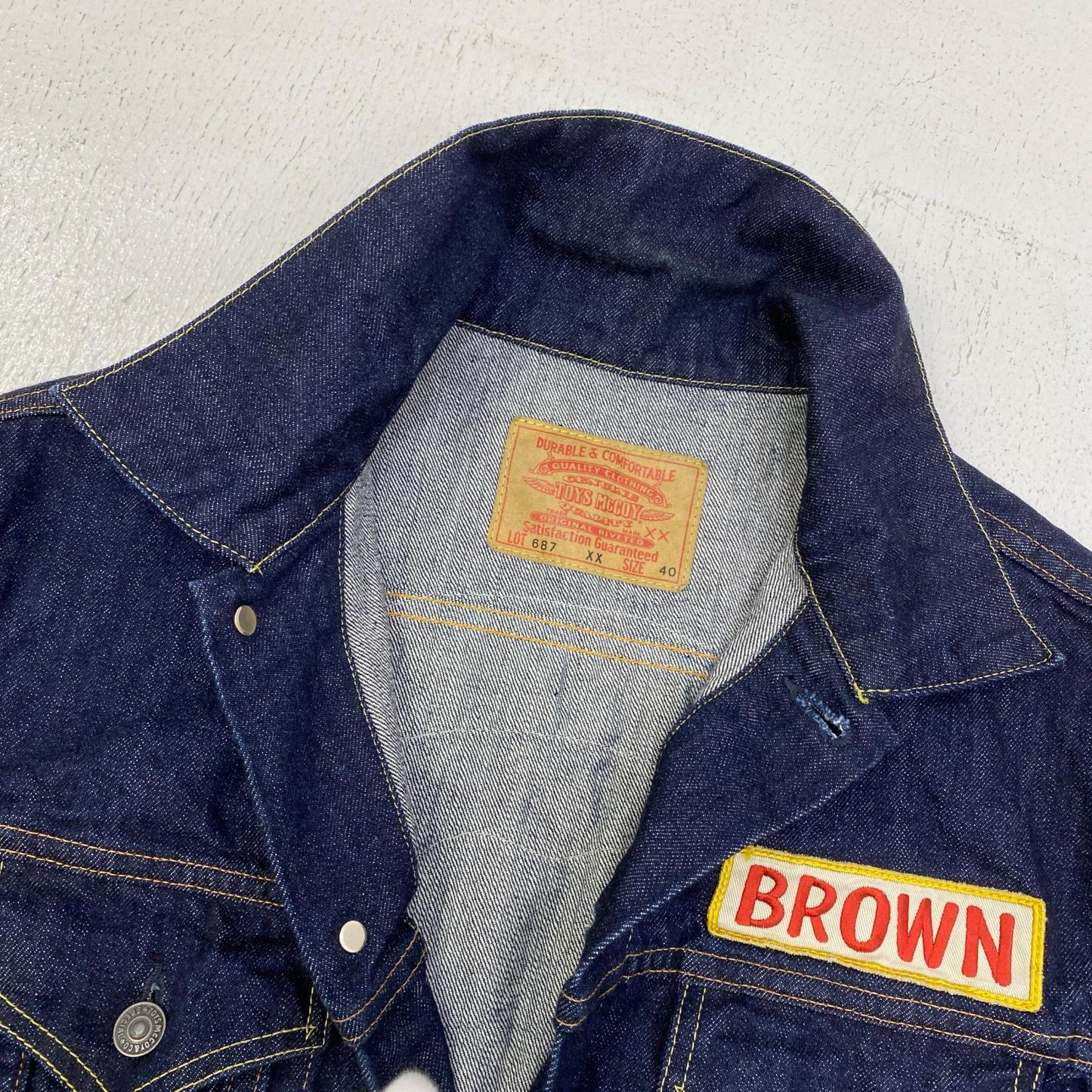 TOYS McCOY | トイズマッコイ DENIM JACKET 687XX SNOOPY BORN FREE! SANTA ROSA デニム TMJ2503 インディゴ サイズ：40【加古川店】