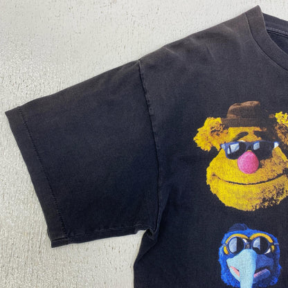 Sesame Street:The Muppet Movie changes 半袖Ｔシャツ ブラック サイズ：XL【加古川店】