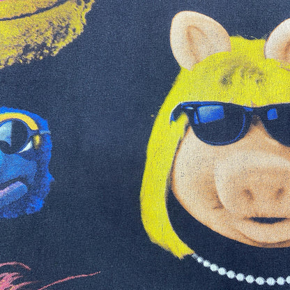 Sesame Street:The Muppet Movie changes 半袖Ｔシャツ ブラック サイズ：XL【加古川店】