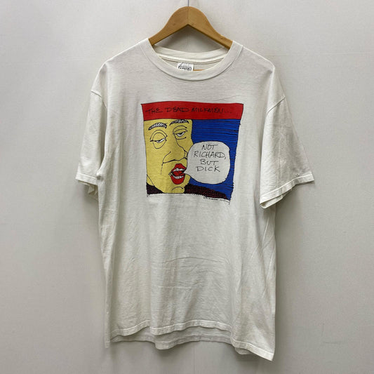 the dead milkmen:not richard but dick 半袖Ｔシャツ ホワイト サイズ：XL【加古川店】