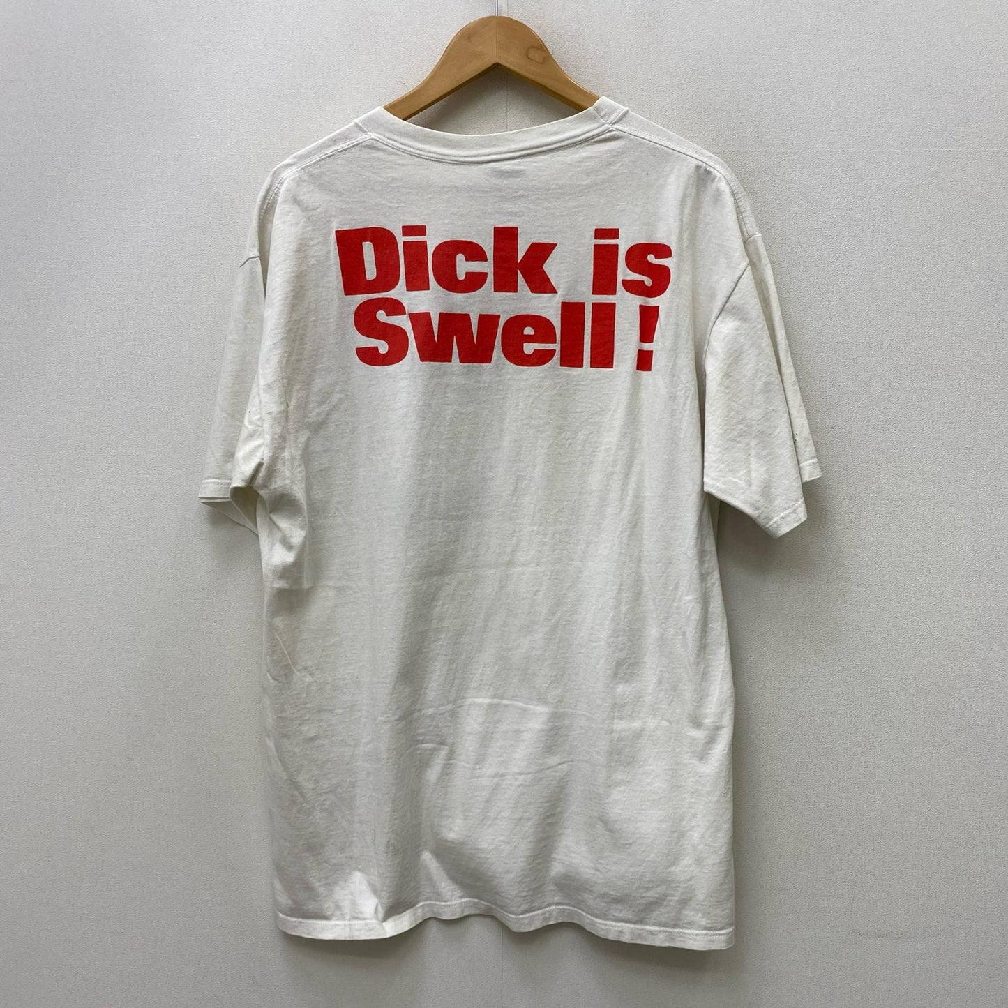 the dead milkmen:not richard but dick 半袖Ｔシャツ ホワイト サイズ：XL【加古川店】
