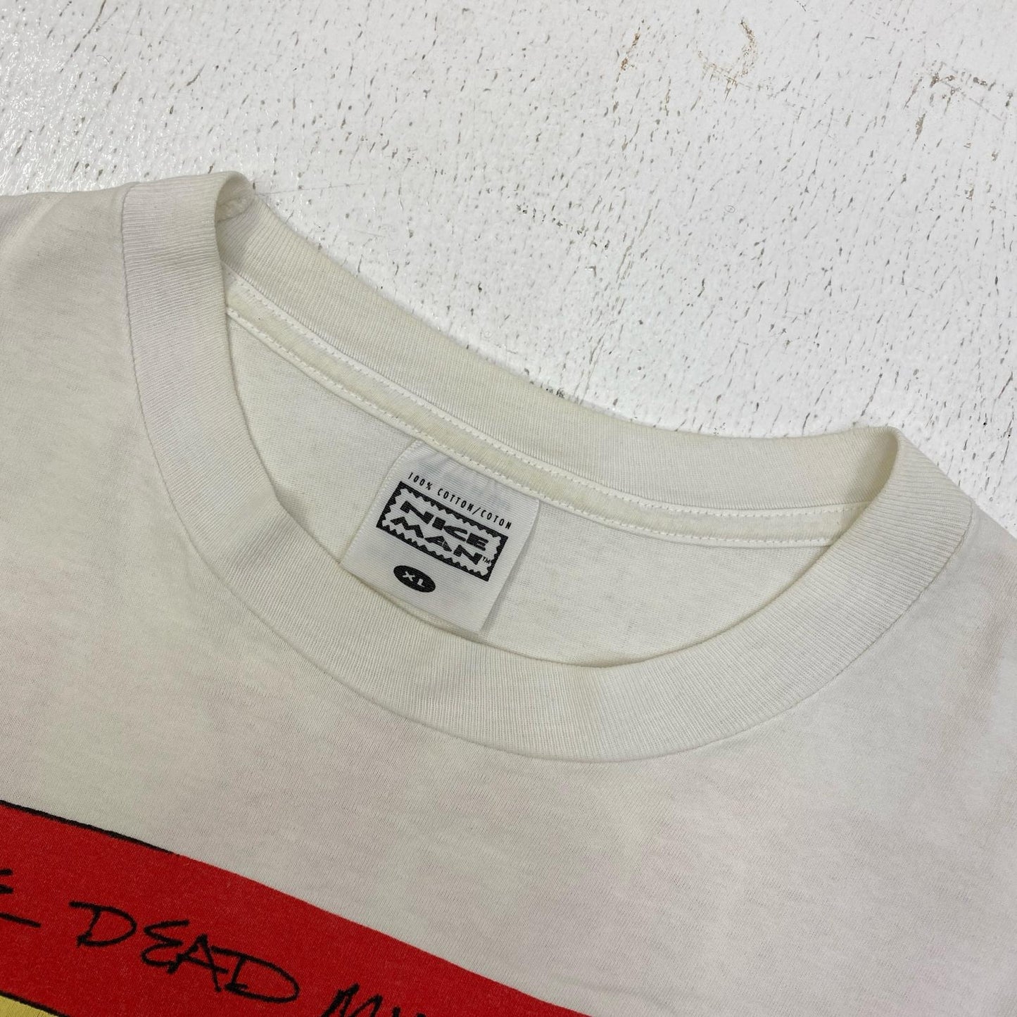 the dead milkmen:not richard but dick 半袖Ｔシャツ ホワイト サイズ：XL【加古川店】