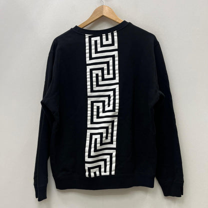 VERSACE | ヴェルサーチ ロゴスウェットシャツ　国内正規品 スウェット 1008283 1A05926 ブラック サイズ：XL【加古川店】