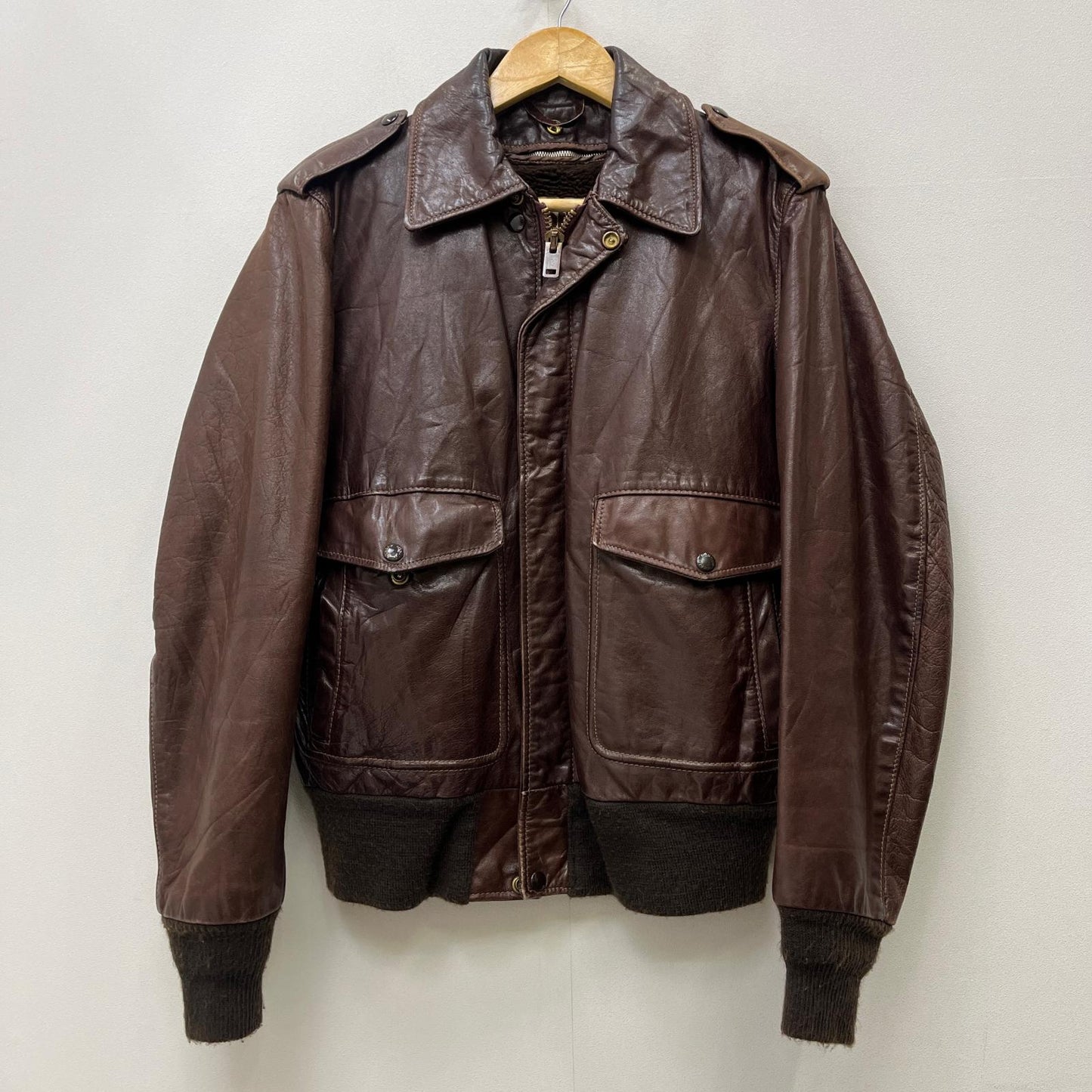 schott | ショット A-2 FLIGHT JACKET レザー ブラウン サイズ：38【加古川店】