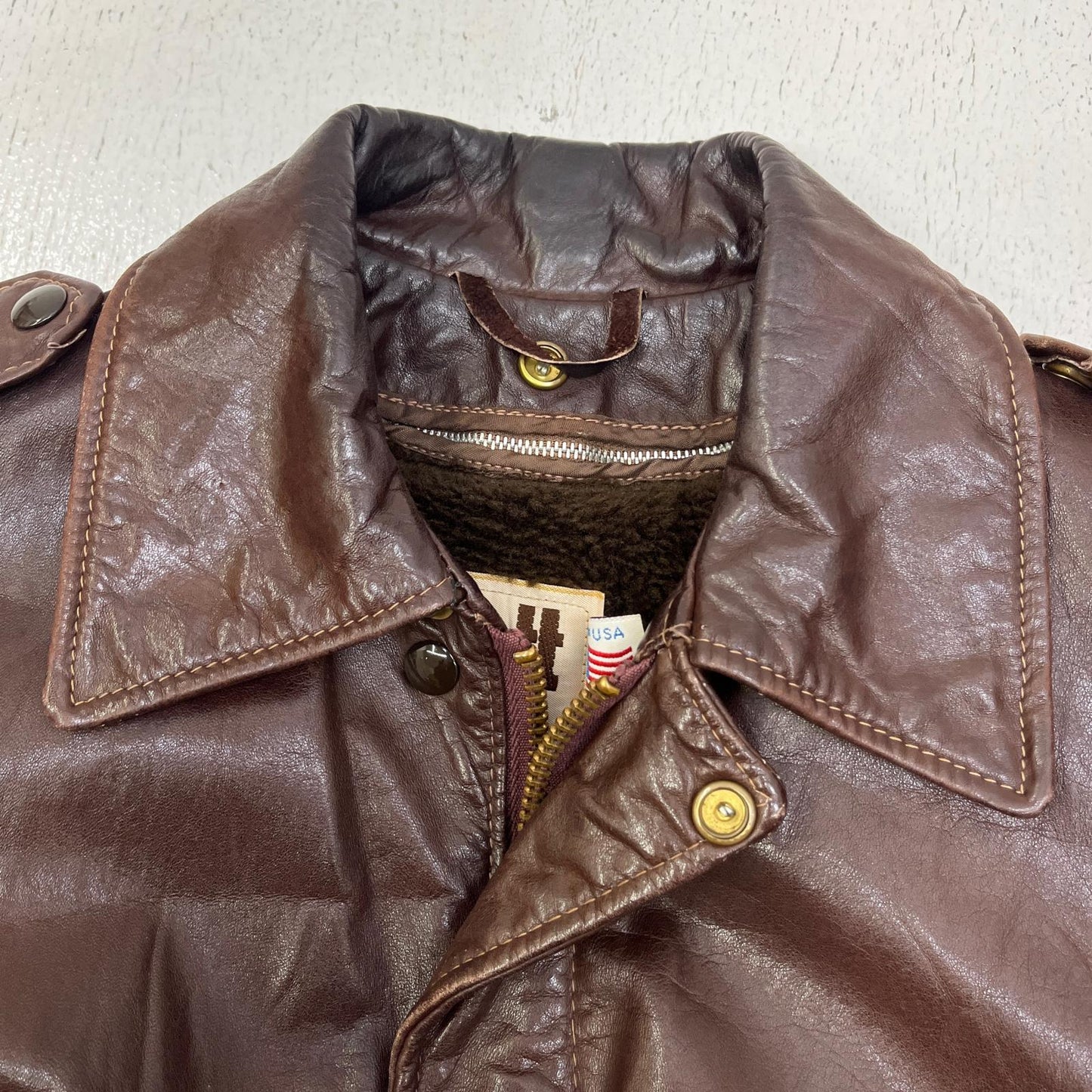 schott | ショット A-2 FLIGHT JACKET レザー ブラウン サイズ：38【加古川店】