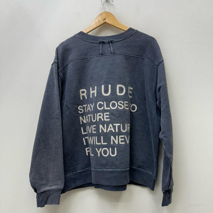 RHUDE | ルード NATURE GOOSE SWEATSHIRT スウェット グレー サイズ：M【加古川店】