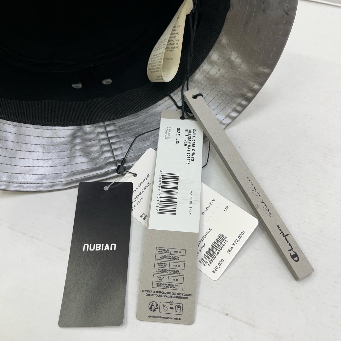 Champion | チャンピオン GILLIGAN HAT ハット CM01D5795-CHNYS シルバー サイズ：XL【加古川店】