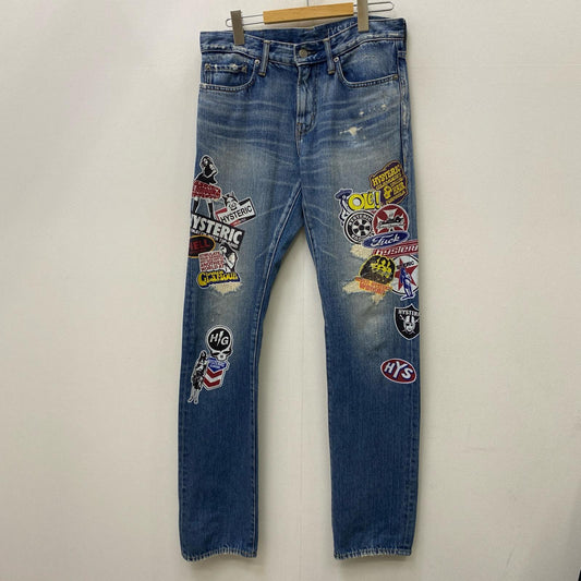 HYSTERIC GLAMOUR | ヒステリックグラマー ステッカープリント デニムパンツ 02211AP15 インディゴ サイズ：29【加古川店】