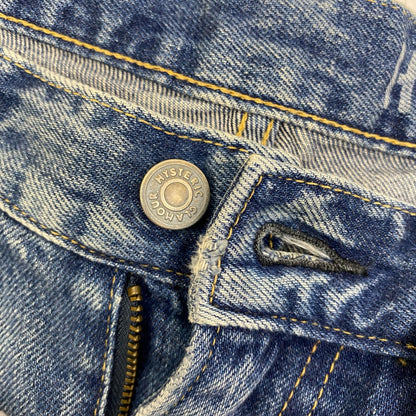 HYSTERIC GLAMOUR | ヒステリックグラマー ステッカープリント デニムパンツ 02211AP15 インディゴ サイズ：29【加古川店】